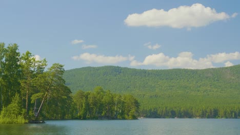 serene lakeside scenery