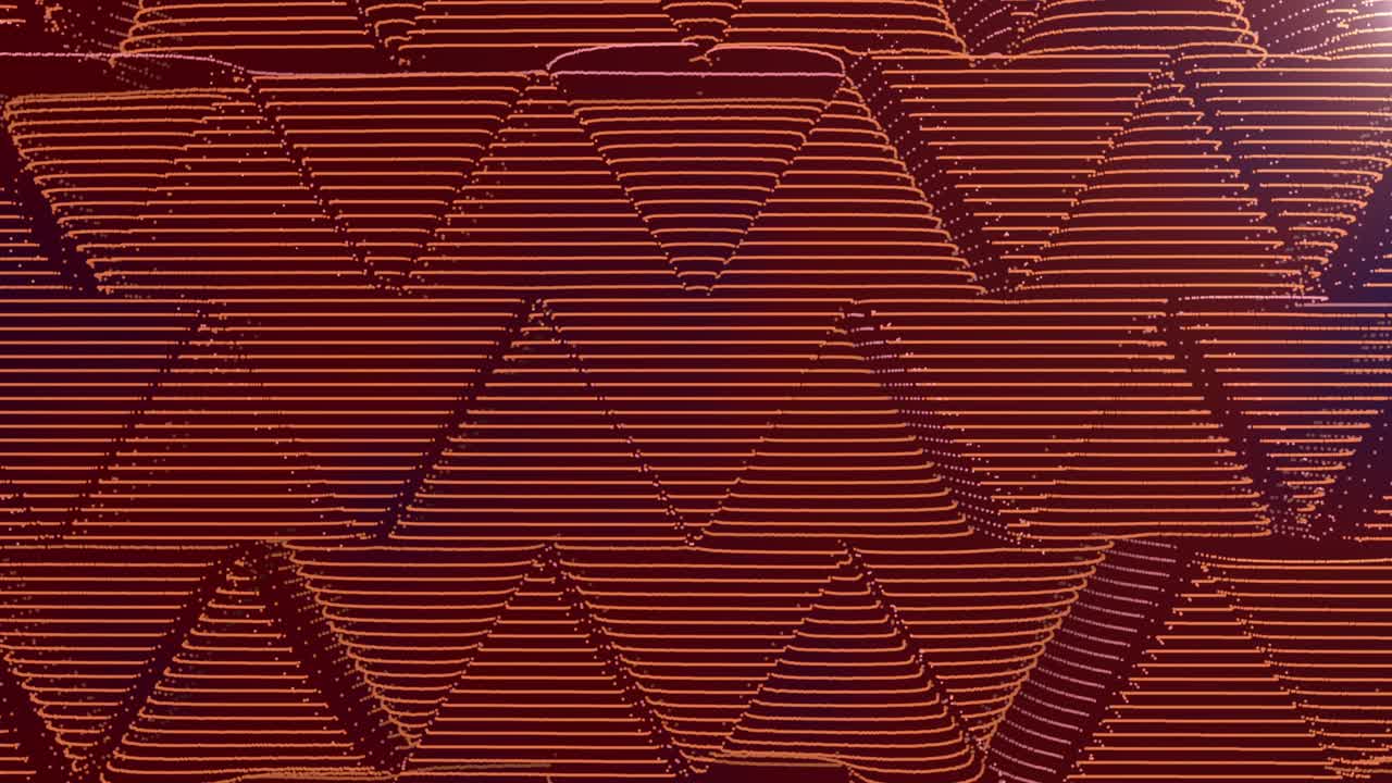 fondo multicolor animado de partículas redondas