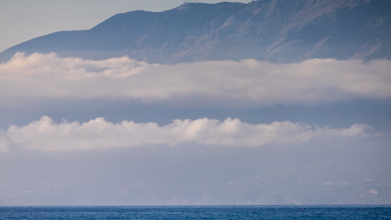 그리스 코르푸의 야생 해변