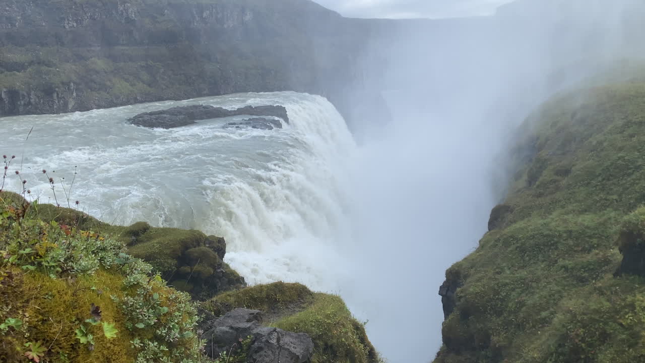 cascada de gulfoss gap en islandia