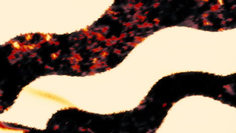 ondas de fuego abstractas