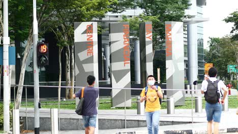 marina bay financial centre in singapore