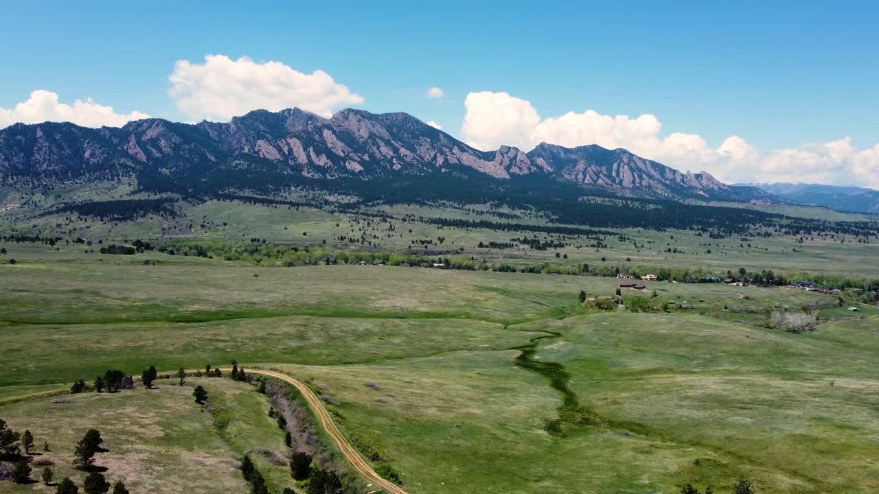 Flatiron mountains in Boulder, Colorado