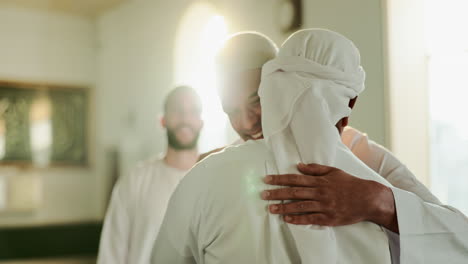 muslim men in a mosque
