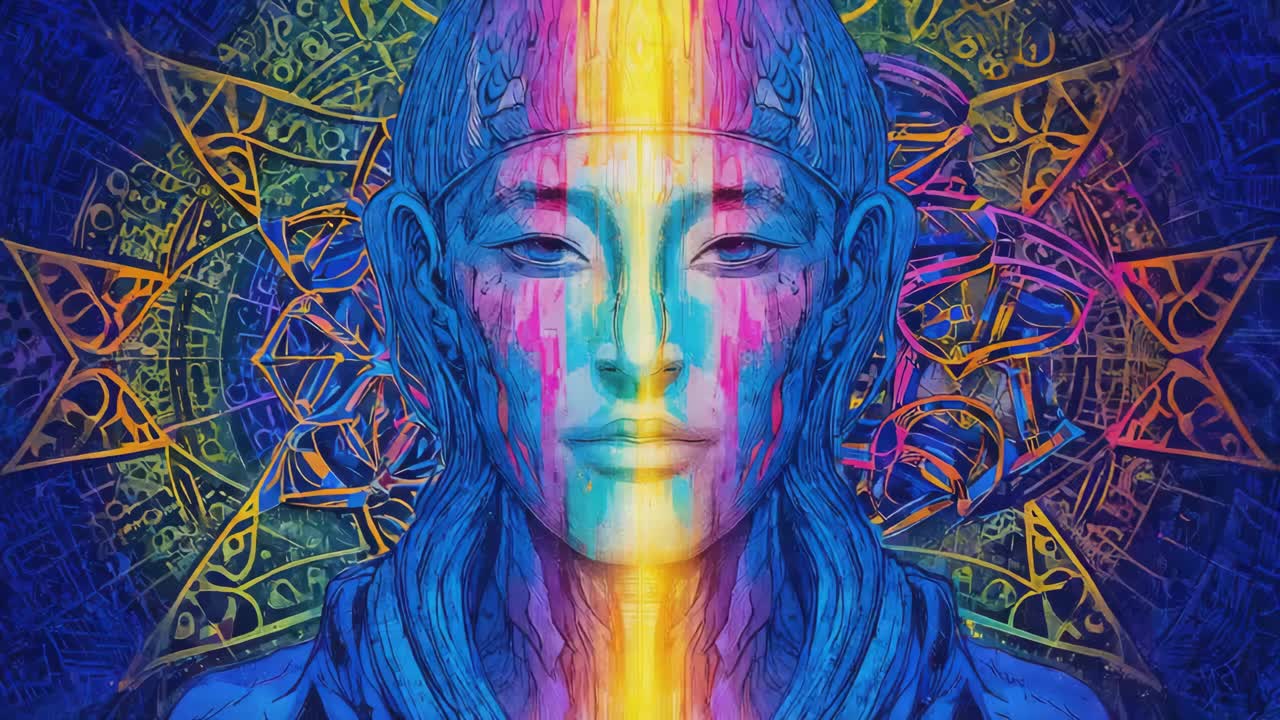 Abstract Spiritual Portrait