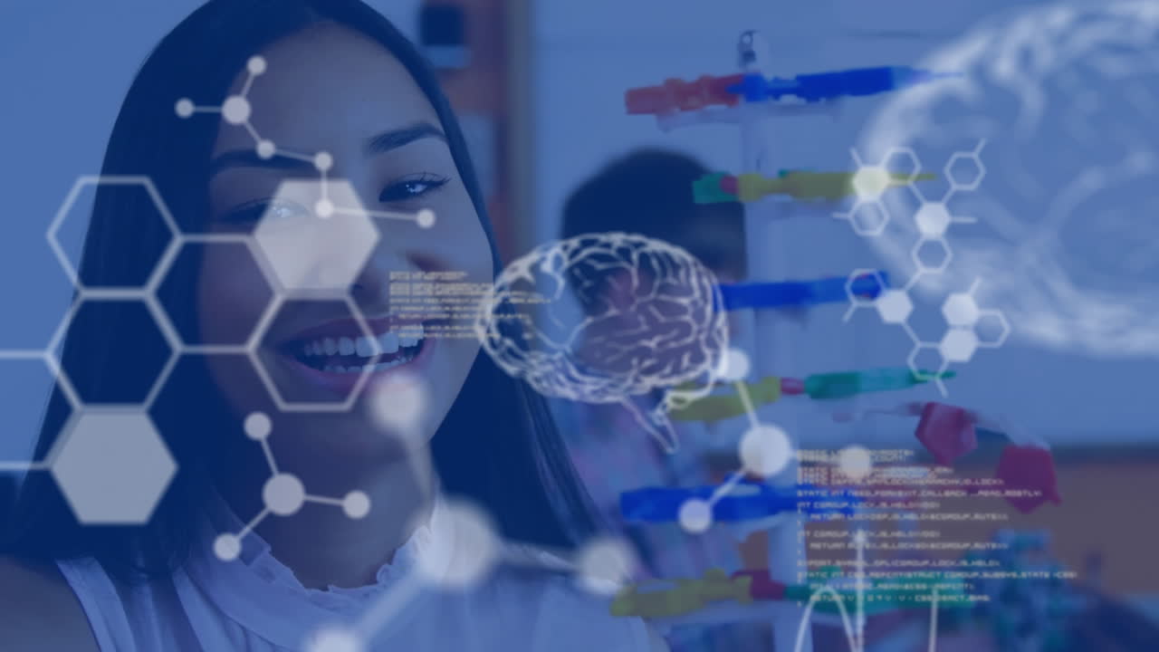Animation of scientific data processing over diverse students in laboratory