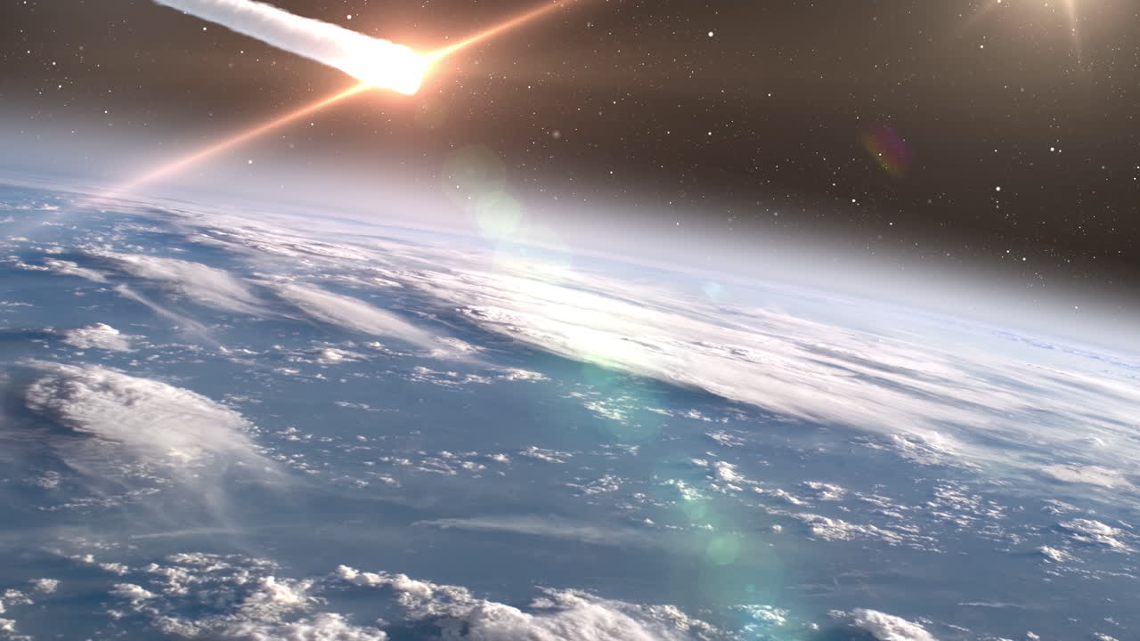 impacto de un asteroide en la tierra