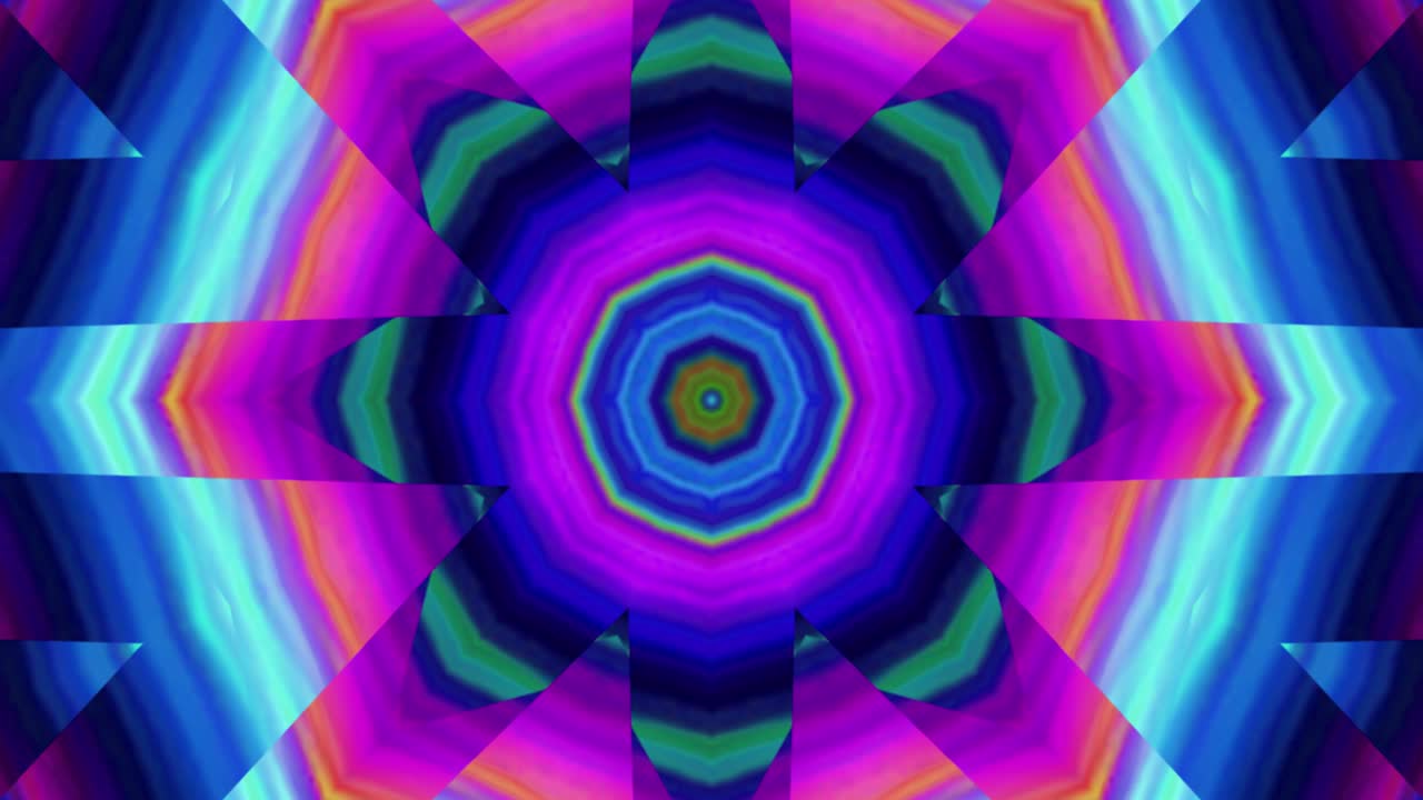 Animazione astratta colorata. Sfondo liquido multicolore