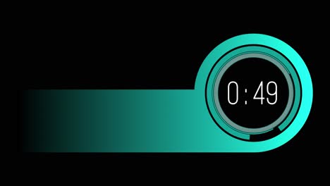 chronometer watch with countdown timer