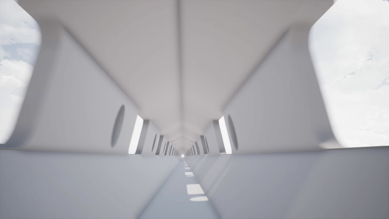 빈 벽과 바닥, 색 배경과 함께 쇼의 현대적인 인테리어 디자인