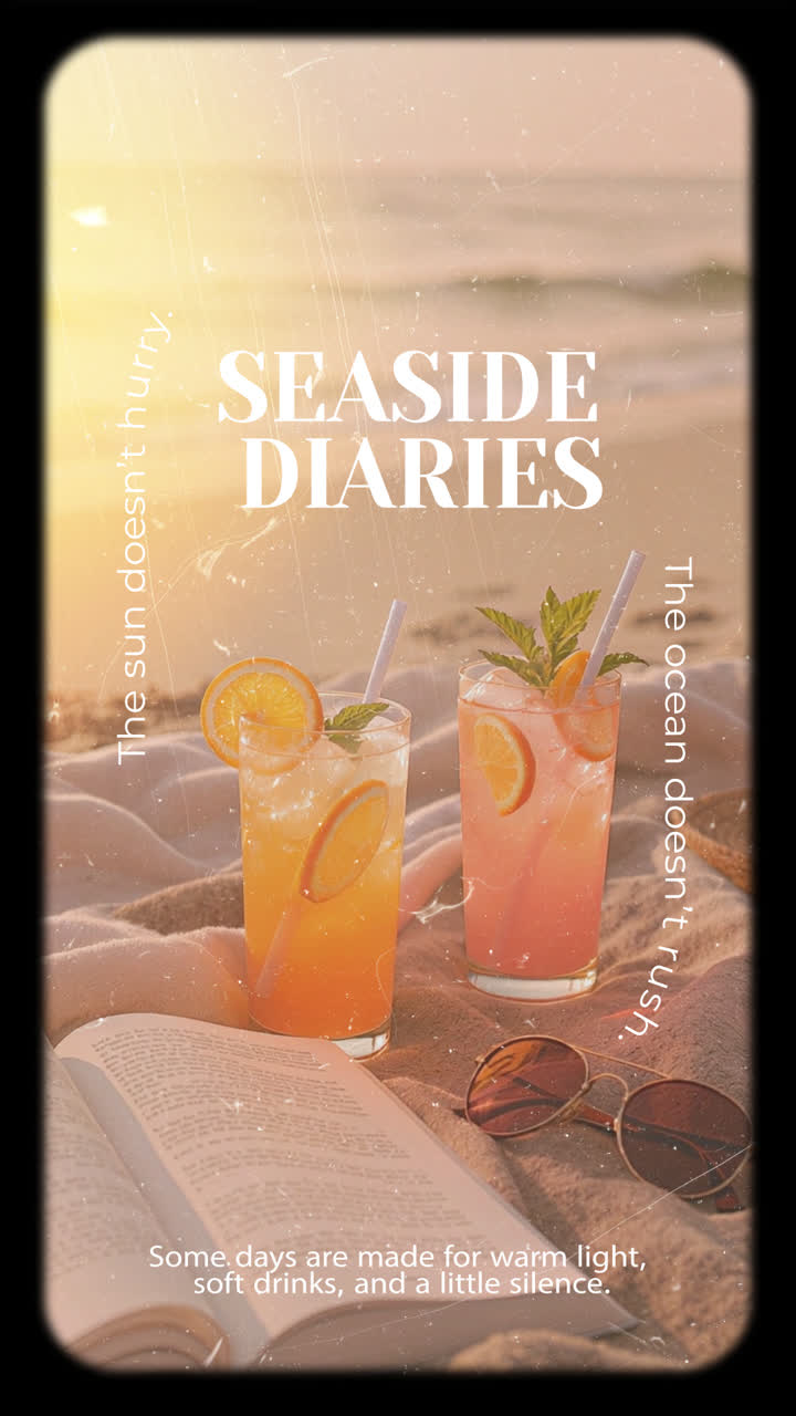 Seaside Diaries: Refreshing Drinks and Beach Reads