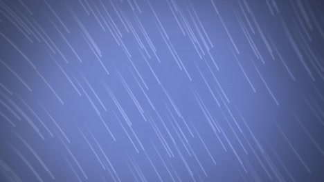 animación de rastros de luz que caen contra el espacio de copia en fondo azul