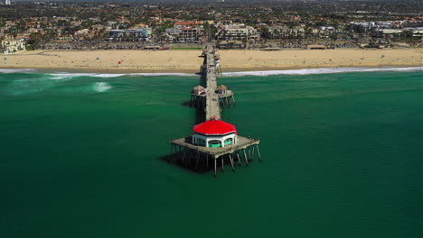 Imágenes-De-Drones-Del-Muelle-De-Huntington-Beach