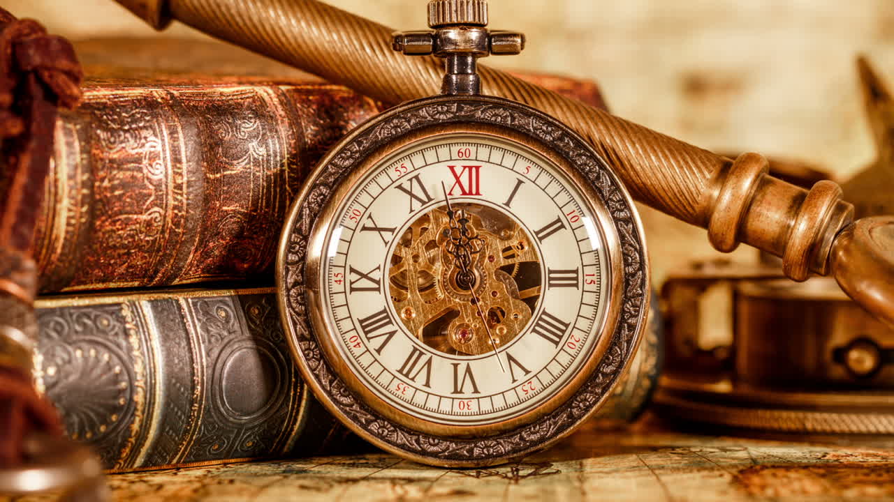 빈티지 주머니 시계
