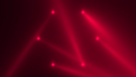 animation motion red glowing spotlight beams on dark background in stage 1