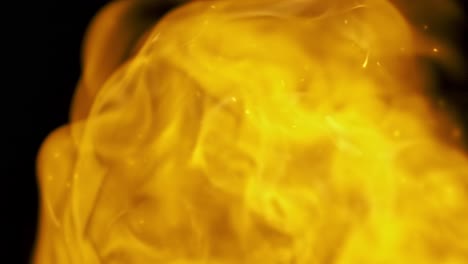 fiery phenomenon: witness the mesmerizing sight of a fireball in slow motion, approaching the camera at 1000 fps