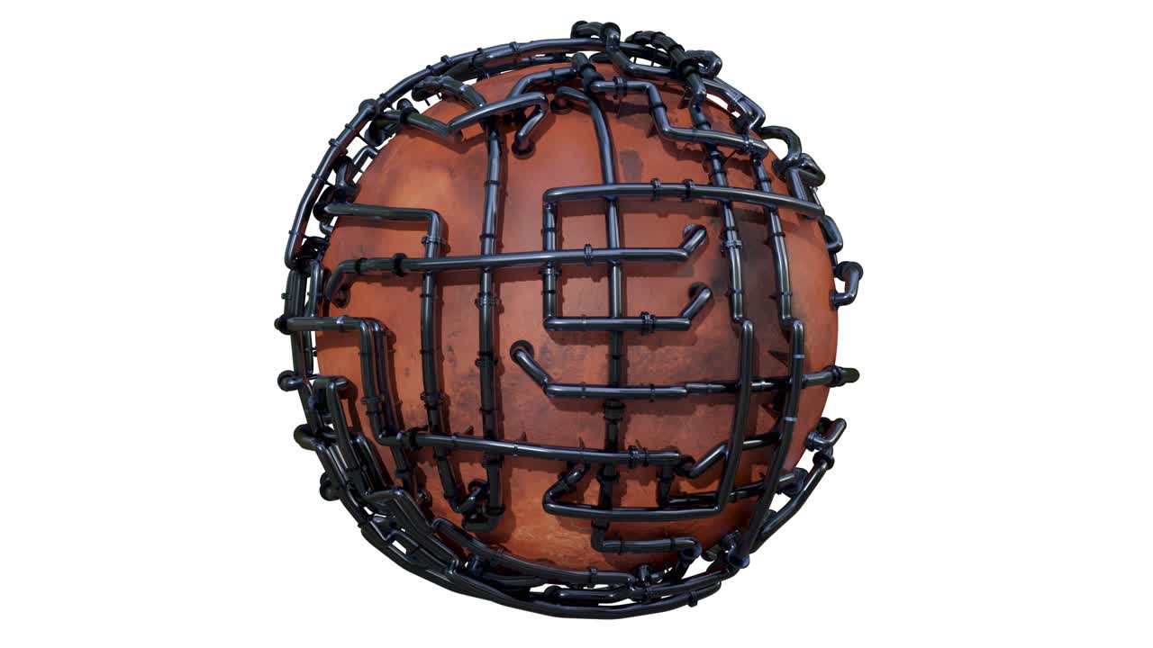 el concepto de la minería en marte.