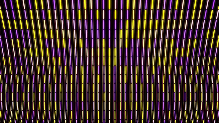 Abstract Neon Light Patterns