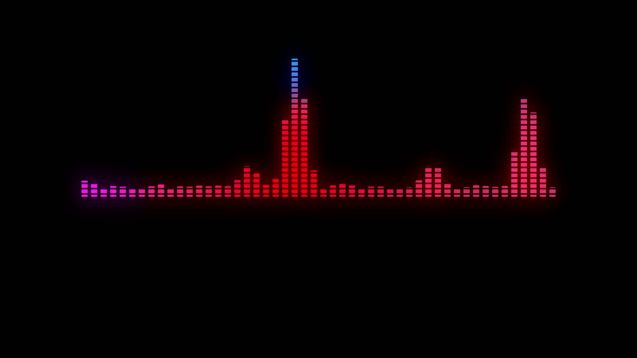 Audio Equalizer Spectrum Visualization