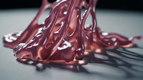 abstract flowing liquid experiment