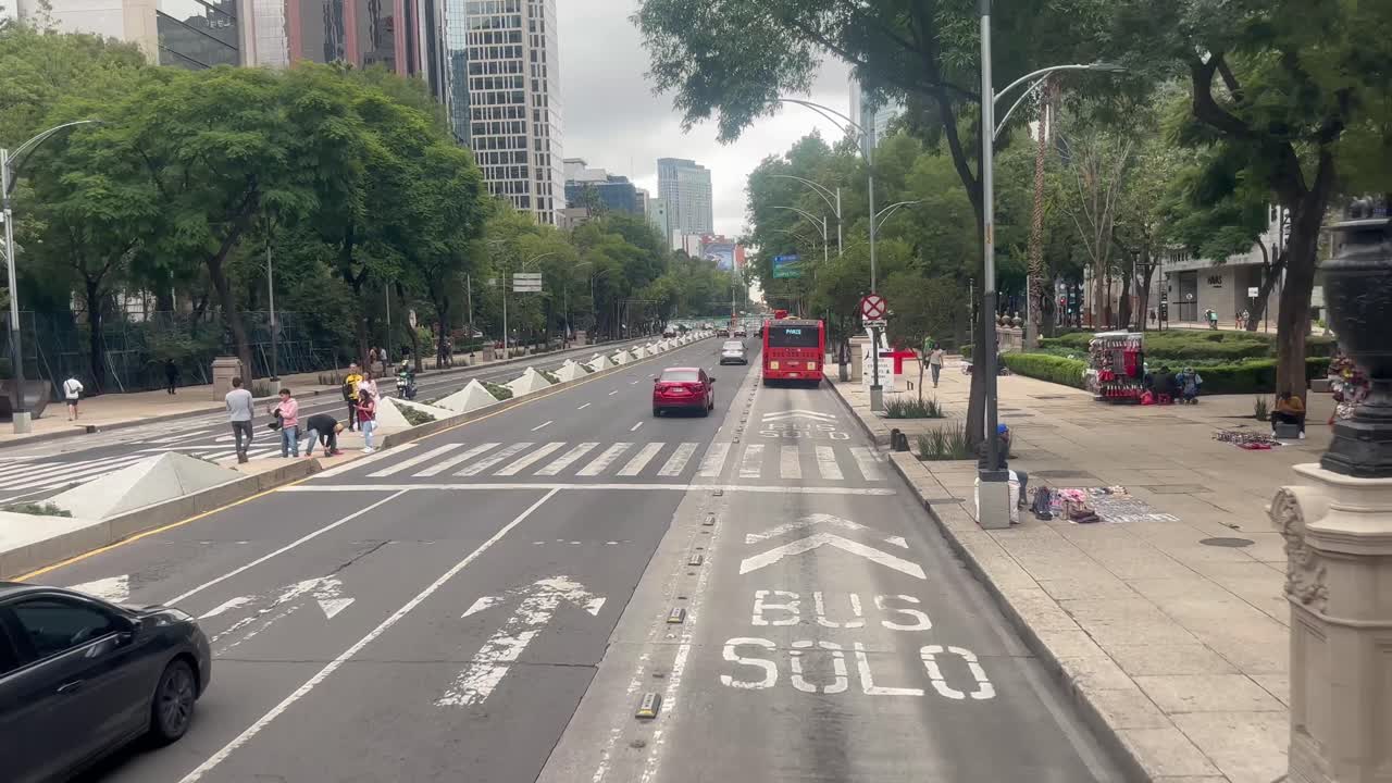 shot of mexico city public transport metros