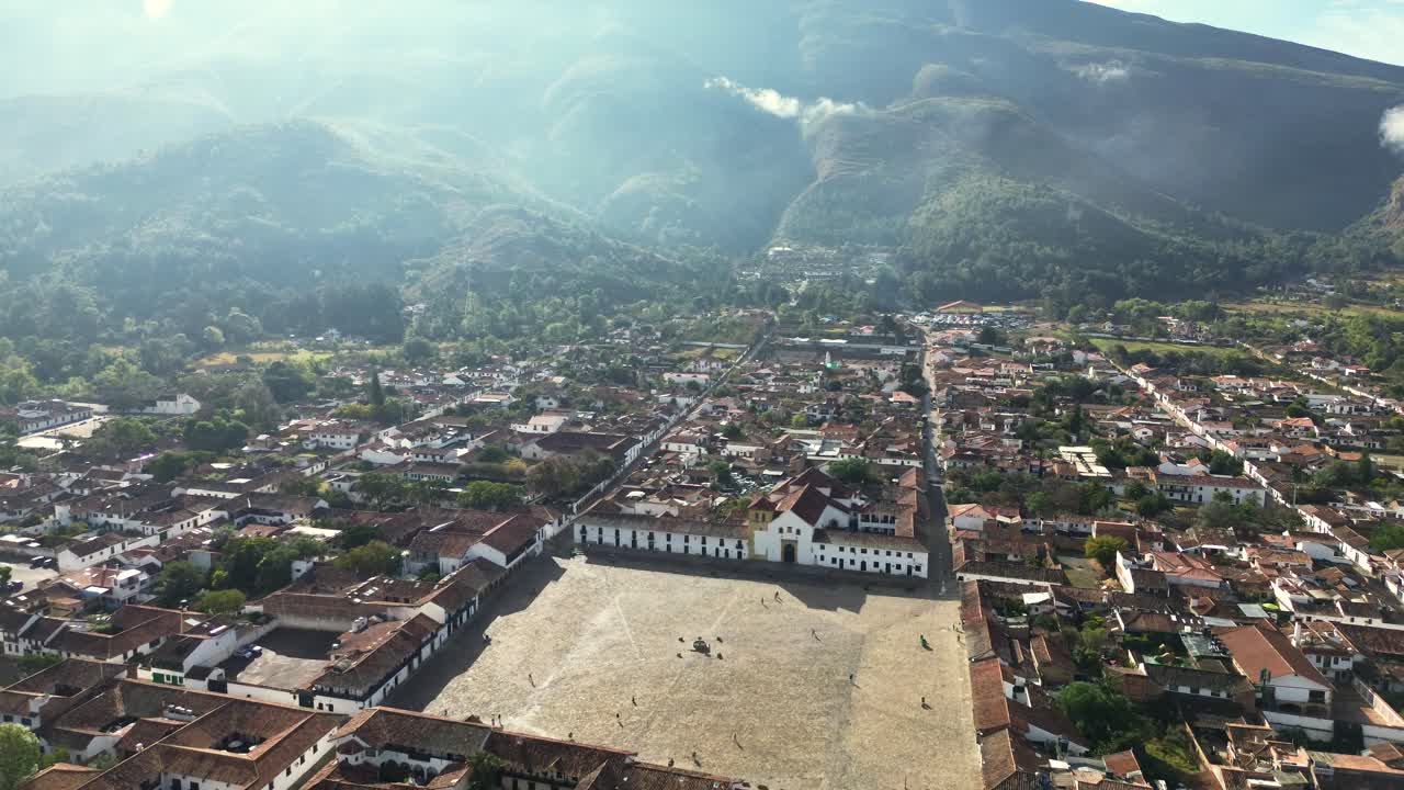 Aerial View of Barichara, Colombia