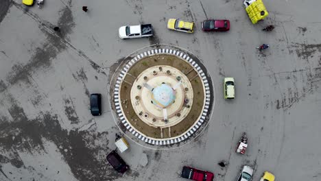 top down view of sardar madad khan square