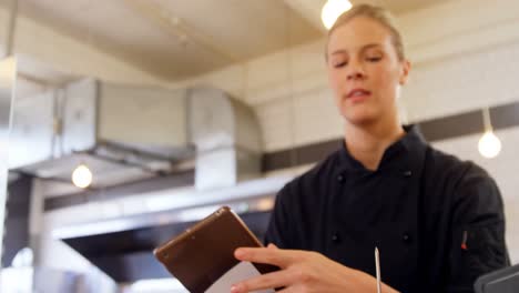 waitress ringing order bell at counter 4k