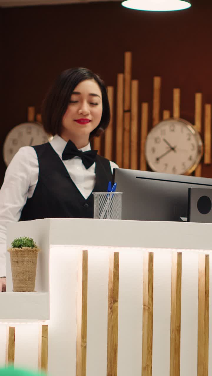 Recepção do hotel