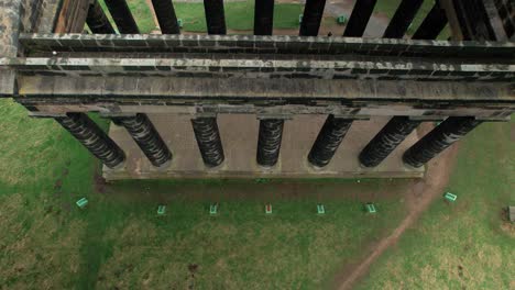 penshaw histórico monumento en penshaw-hill en sunderland, reino unido