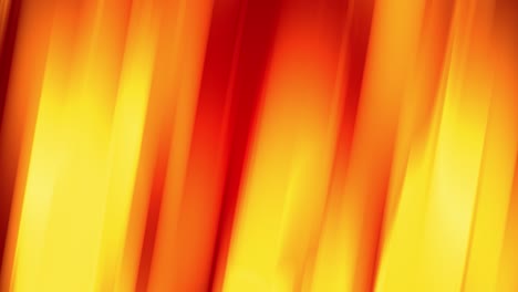 un gradiente rojo amarillo de un color de fuego brillante cambia lenta y cíclicamente. animación abstracta en bucle sin costuras 4k suave. renderizado en 3d de líneas. 5