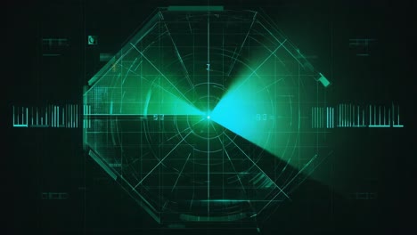 pantalla de radar