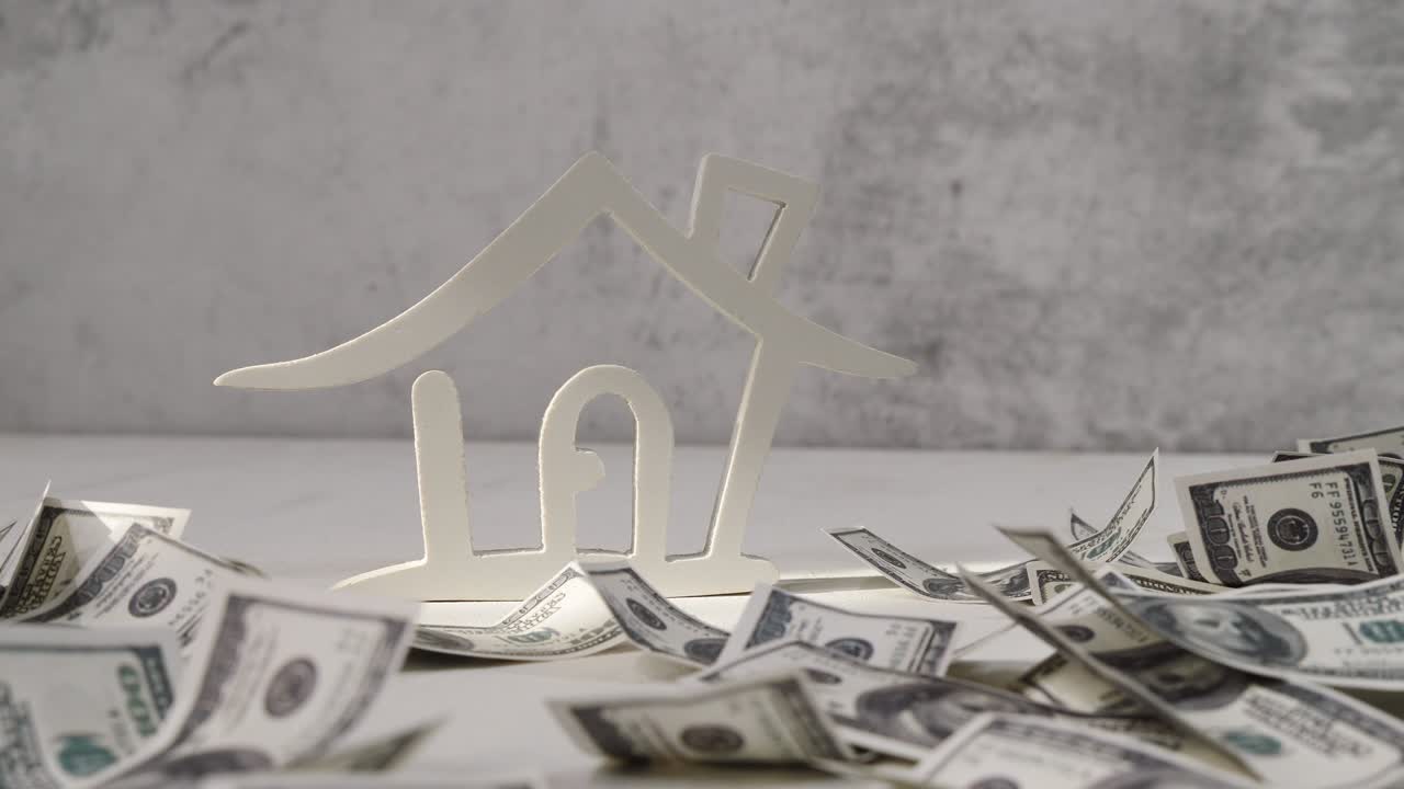 나무 집, 세금 재정 개념.