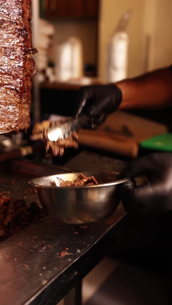 Doner Kebab Preparation