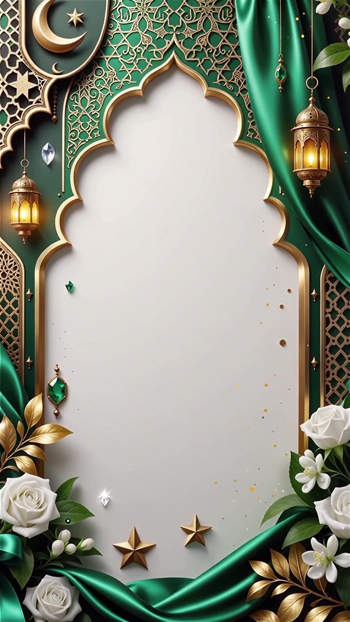Compleanno del Profeta Maometto Mawlid al-Nabi Sfondo Islamico