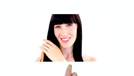 women prettify themselves