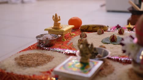 items for sacred prayer ritual in indian wedding ceremony