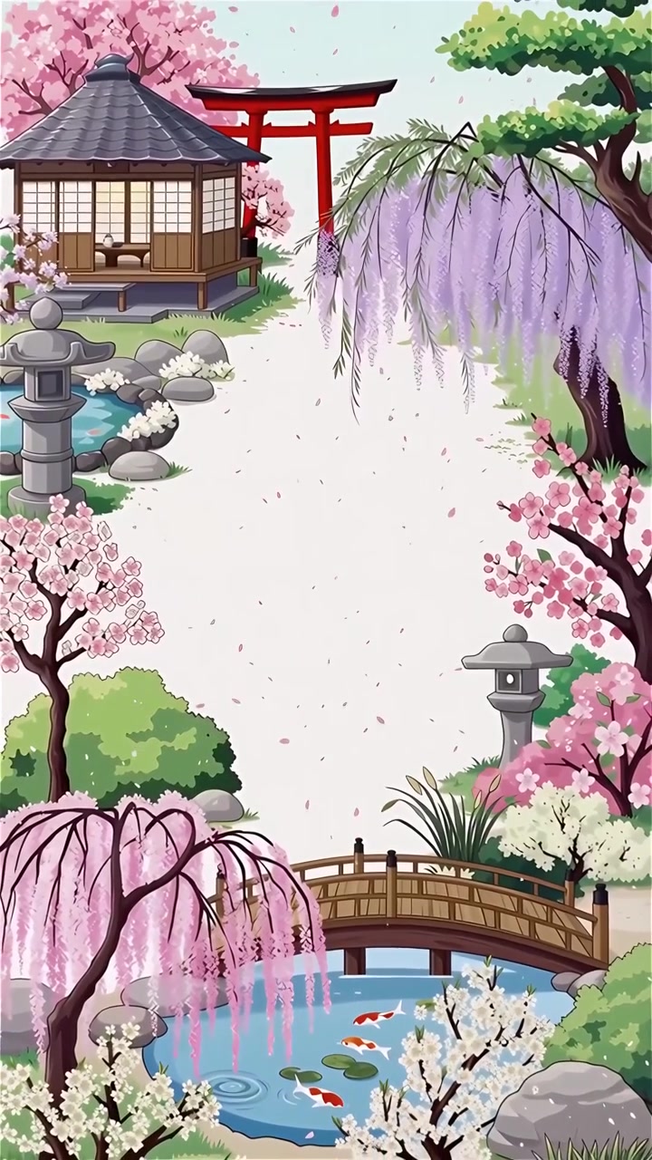 Sfondo Animato Cultura Giapponese 4K