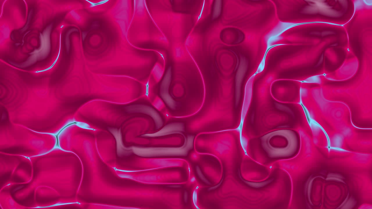 Vibrant Pink and Blue Abstract Liquid Flowing Background