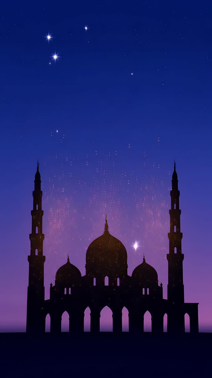 Eid al-Adha Moschea Sfondo islamico 4K