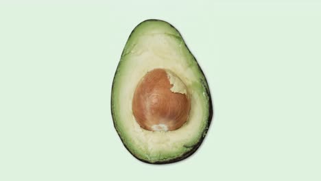 digitally generated video of avocado