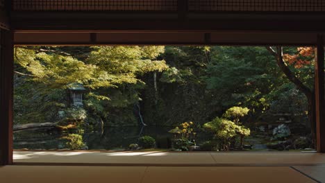 japanese garden pond, jiongokokuzenji temple