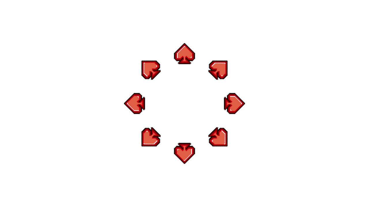 Pixel Art Spad Spinning Circle Animated Overlay Transparent 30fps (4)