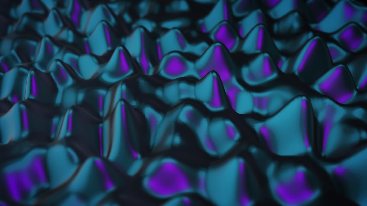 ondas metálicas fondo animado en bucle abstracto