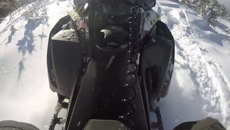 snowmobiling videos during winter time (ski doo)