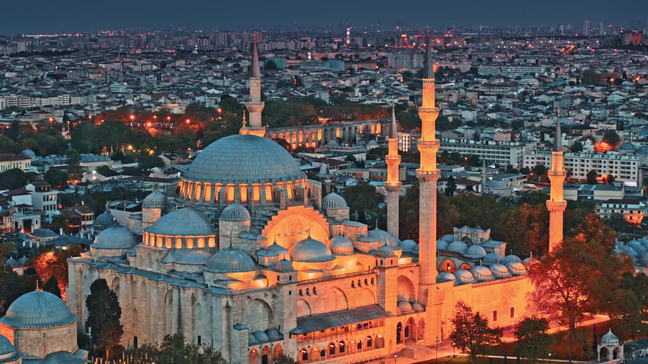 la mezquita de suleymaniye desde arriba