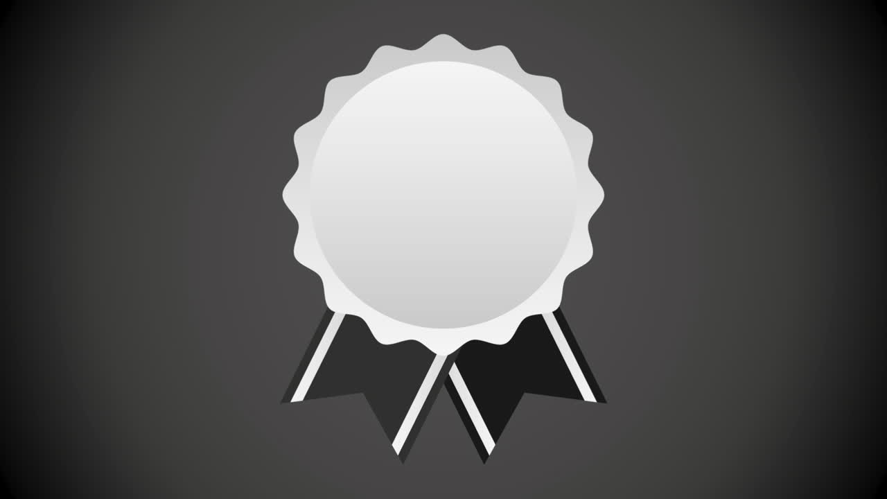 수상 배지 또는 메달 디자인