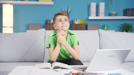 a young boy with an anxiety disorder.