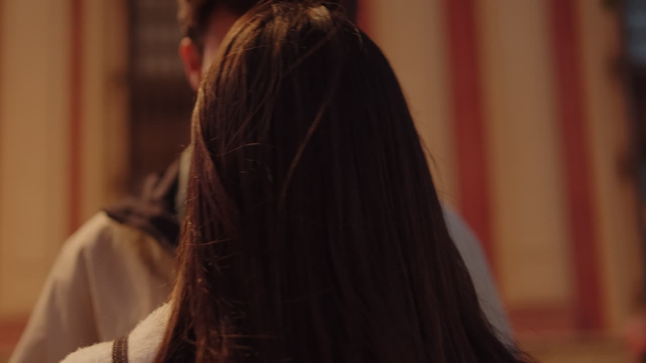 Couple's Romantic Kiss in Seville