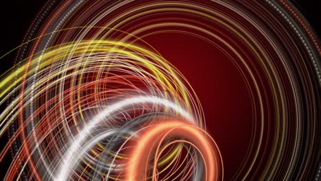 Fantastic animation with stripe wave object in slow motion, 4096x2304 loop 4K